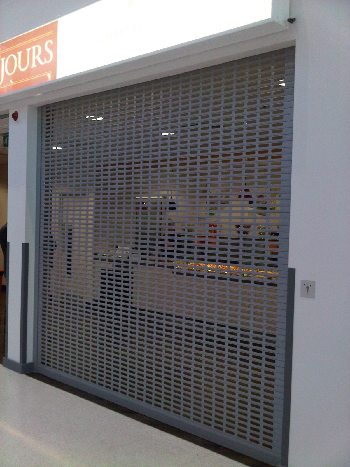 High-Visibility Aluminium Security Shutters